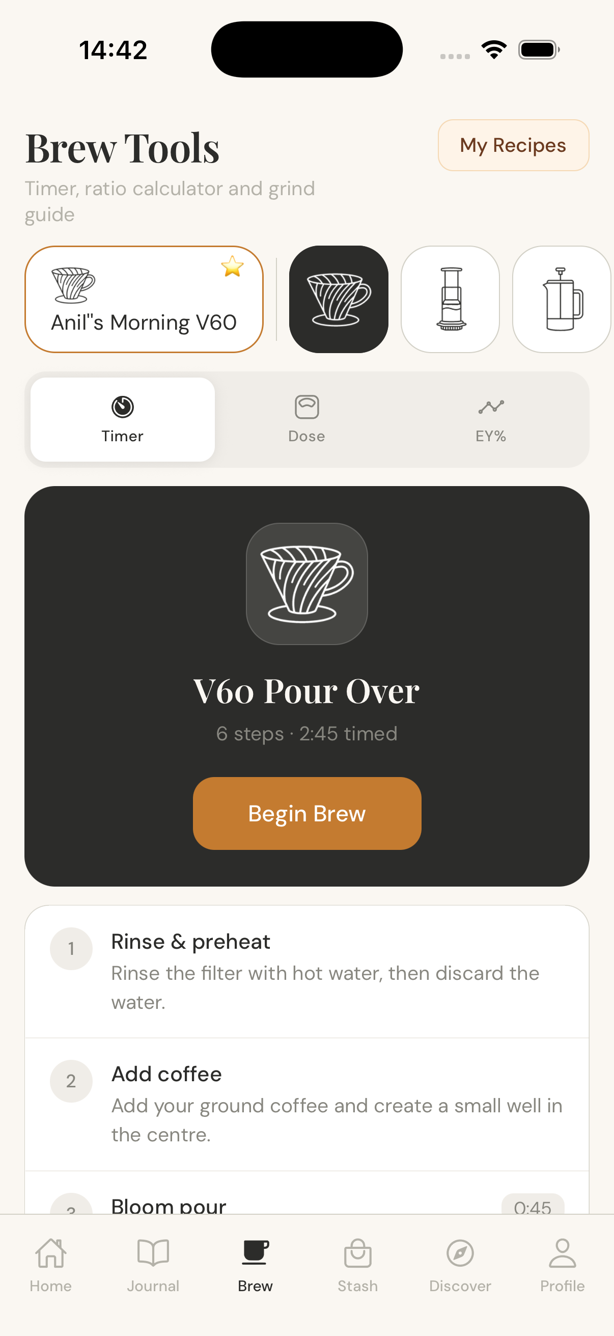 Brewio app screenshot